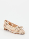 Unützer – Ballerinas aus Veloursleder beige