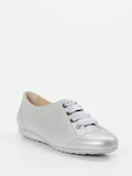 Semler - Schnürschuh aus Metallic in grau