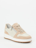 Semler – Komfort-Sneaker aus Velourleder und Leder beige