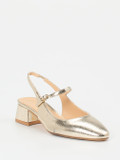 Konstantin Starke – Slingback-Pumps aus Metallicleder Gold