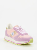 Blauer – Sneaker aus Veloursleder in Rosa