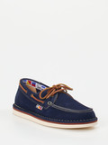 Joe – Bootsschuh aus Nubukleder in Marineblau