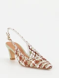 Andrea Puccini - Slingpumps aus Flechtleder