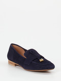 Donna Carolina – Loafer aus Veloursleder Dunkelblau