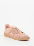 Santoni - Sneaker aus Veloursleder in rosa