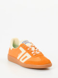 Back 70 – Retro-Sneaker aus Velour/Textil Orange