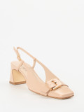 Konstantin Starke – Slingpumps aus Lackleder nude