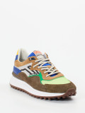 Floris van Bommel – Sneaker aus Veloursleder Braun