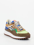 Floris van Bommel – Sneaker aus Veloursleder Braun