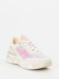 Premiata – Chunky Sneaker aus Veloursleder in Pastell