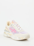 Premiata – Chunky Sneaker aus Veloursleder in Pastell