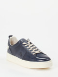 La Martina – Sneaker aus Kalbleder in Dunkelblau