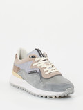 Floris van Bommel – Sneaker aus Veloursleder grau