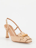 Andrea Puccini – Slingback-Pumps aus Lammleder beige
