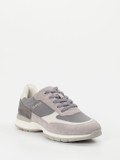 Lloyd – Sneaker aus Veloursleder und Mesh grau