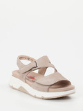 Gabor Comfort – Sandalen aus Nubukleder in Beige