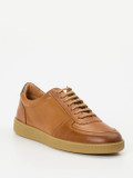 Konstantin Starke – Sneaker aus Kalbleder cognacbraun