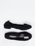 Kennel & Schmenger – Ballerinas aus Veloursleder tiefblau