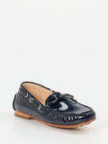 Sioux - Slipper aus Lackleder in blau
