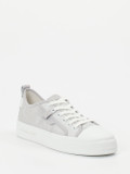 Kennel & Schmenger – Sneaker aus Textil und Glattleder grau