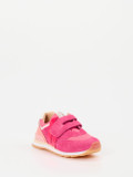 Bisgaard – Klett-Sneaker aus Veloursleder Pink
