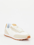 Candice Cooper – Sneaker aus Veloursleder und Textil Offwhite