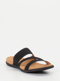 Gabor – Komfort-Pantolette aus Textil in Schwarz