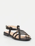 Werner - Sandalette aus Kalbleder in schwarz