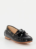 Sioux - Slipper aus Lackleder in schwarz