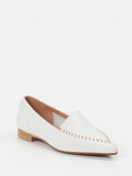 Donna Carolina – Loafer aus Kalbleder in Offwhite