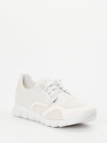 Sioux – Sneaker aus Textil in Offwhite