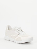 Sioux – Sneaker aus Textil in Offwhite