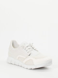 Sioux – Sneaker aus Textil in Offwhite