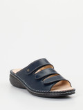 Finn Comfort – Pantolette aus Kalbleder Dunkelblau