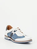 Galizio Torresi – Sneaker aus Kalbleder und Textil Weiß