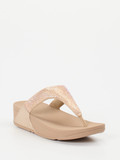 FitFlop – Zehentrenner aus Textil mit Strassbesatz