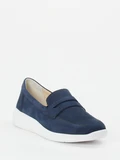 Solidus - Slipper aus Nubukleder in blau
