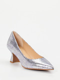 Maripé – Pumps aus Metallicleder in Craquelé-Optik