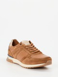 Camel Active – Sneaker aus Kalbleder cognacbraun
