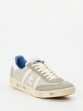 Premiata – Sneaker aus Veloursleder und Nylon grau