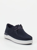 Clarks – Mokassin aus Veloursleder Dunkelblau