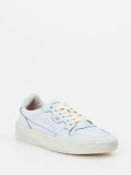 Lemargo – Sneaker aus genarbtem Glattleder hellblau