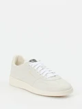 Santoni - Sneaker aus Hirsch-/Elchleder in weiß