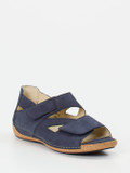 Waldläufer – Sandalen aus Nubukleder in Dunkelblau