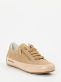 Candice Cooper – Sneaker aus Veloursleder Beige