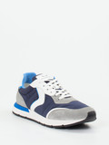 Voile Blanche – Retro-Sneaker aus Veloursleder Blau
