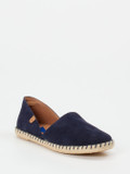Verbenas – Espadrilles aus Veloursleder Dunkelblau