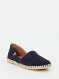 Verbenas – Espadrilles aus Veloursleder Dunkelblau