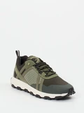 Timberland – Outdoor-Sneaker aus Meshtextil olivgrün