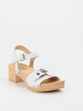 Softclox – Clogsandalen aus Lammleder weiß